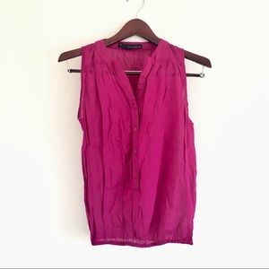 Sheer Button Down Top